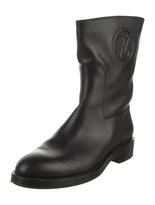 Louis Vuitton LV Monogram Leather Rain Boots