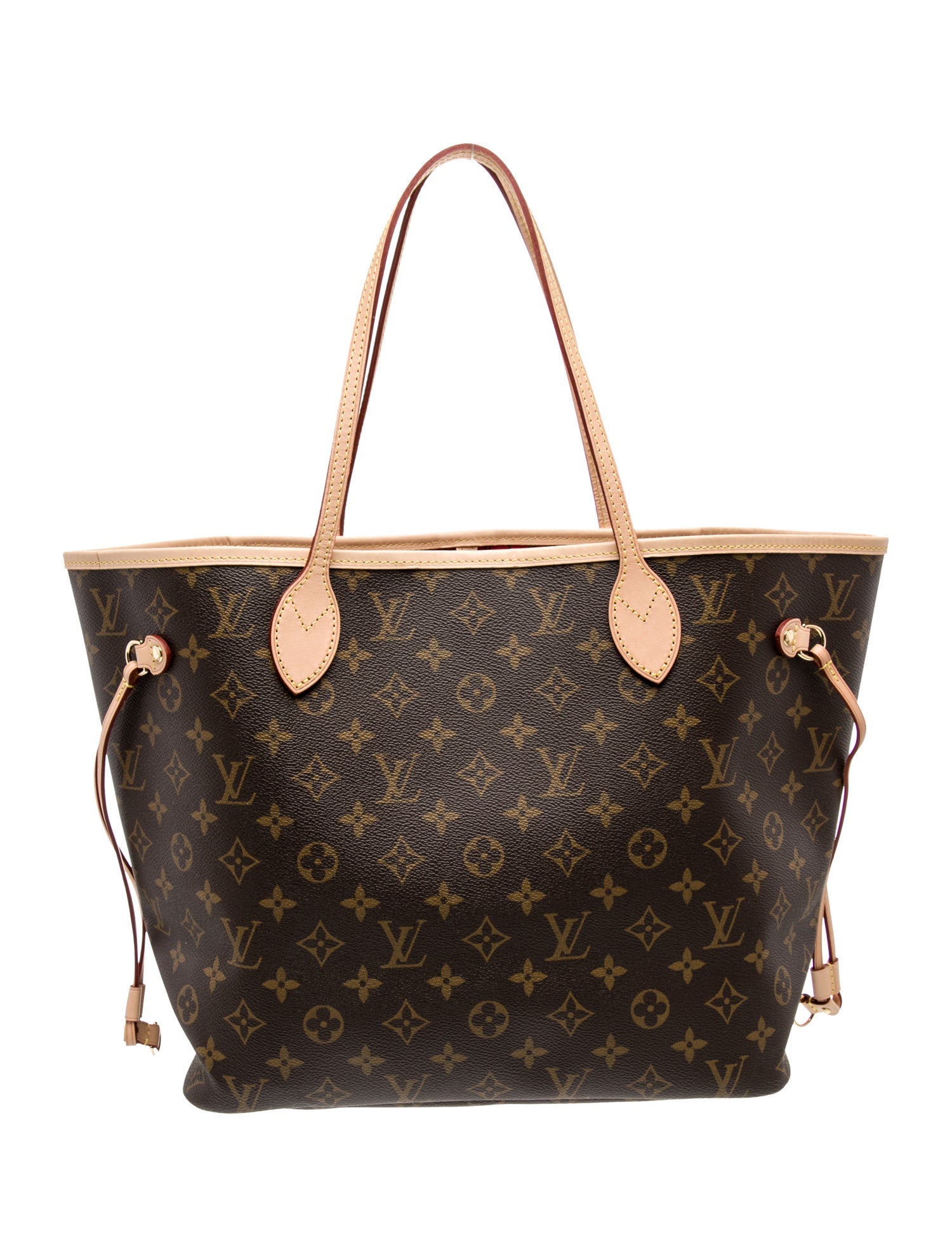 Louis Vuitton LV Monogram Neverfull w/Pouch MM
