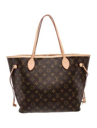 Louis Vuitton LV Monogram Neverfull w/Pouch MM