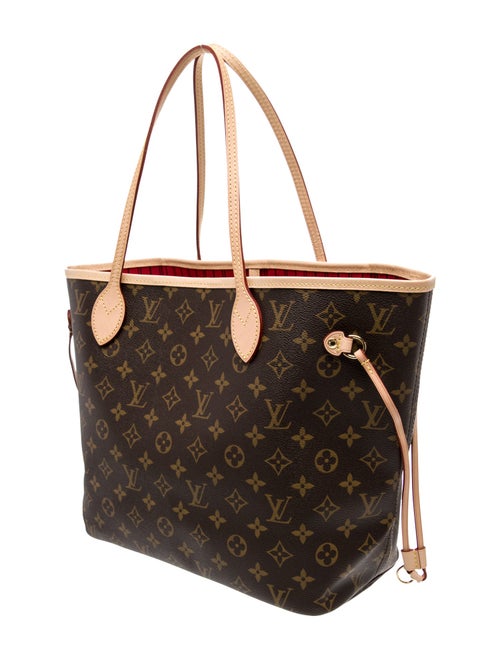 Louis Vuitton LV Monogram Neverfull w/Pouch MM