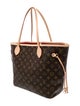 Louis Vuitton LV Monogram Neverfull w/Pouch MM
