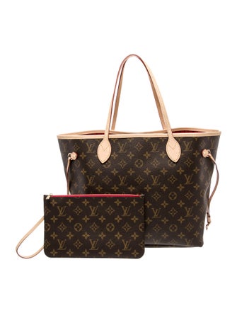 Louis Vuitton LV Monogram Neverfull w/Pouch MM