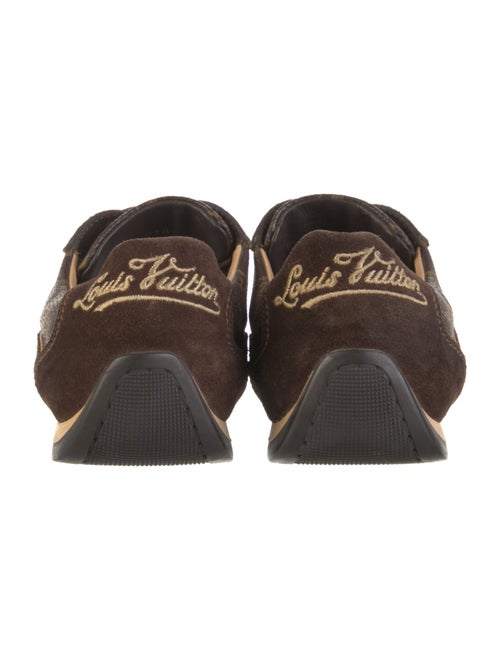 Louis Vuitton LV Monogram Suede Sneakers