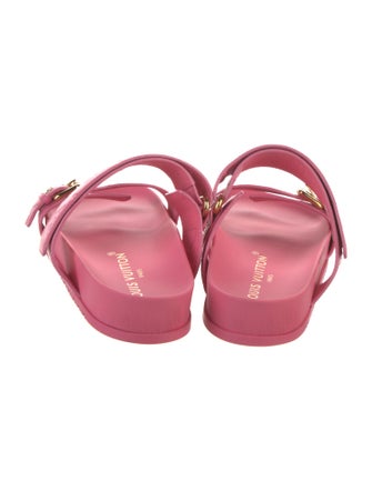 Louis Vuitton LV Monogram Leather Slides