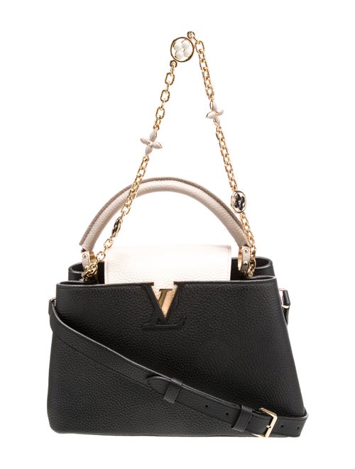 Louis Vuitton Leather Capucines MM