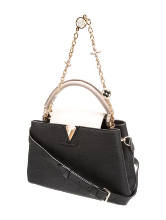 Louis Vuitton Leather Capucines MM