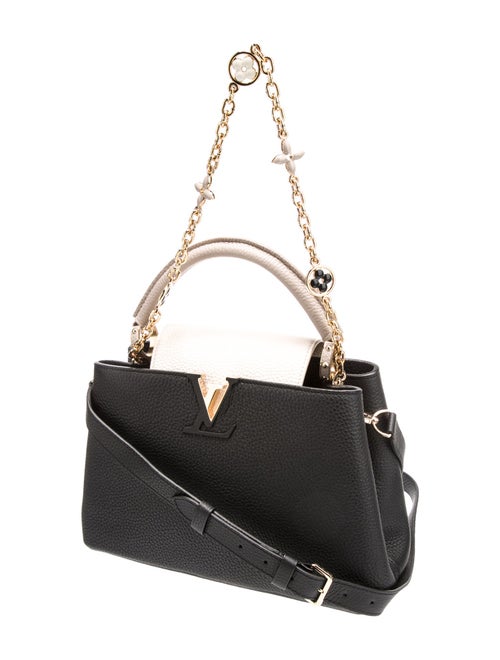 Louis Vuitton Leather Capucines MM