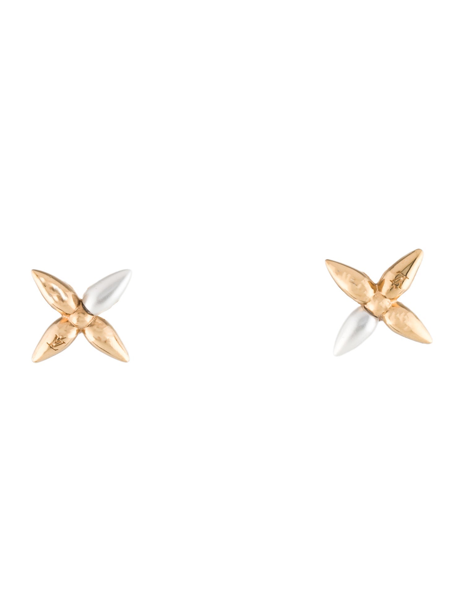 Louis Vuitton Faux Pearl Louisette Stud Earrings