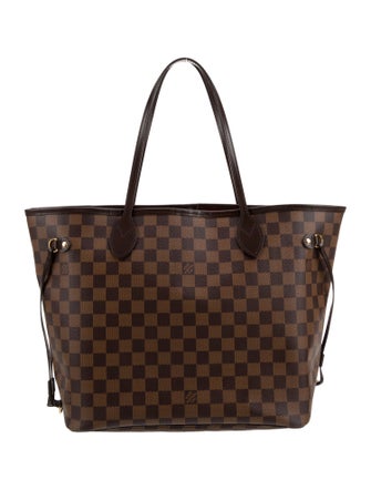 Louis Vuitton Damier Ebene Neverfull w/Pouch MM