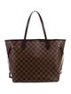 Louis Vuitton Damier Ebene Neverfull w/Pouch MM