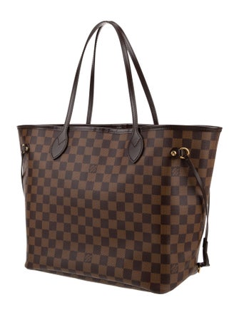 Louis Vuitton Damier Ebene Neverfull w/Pouch MM