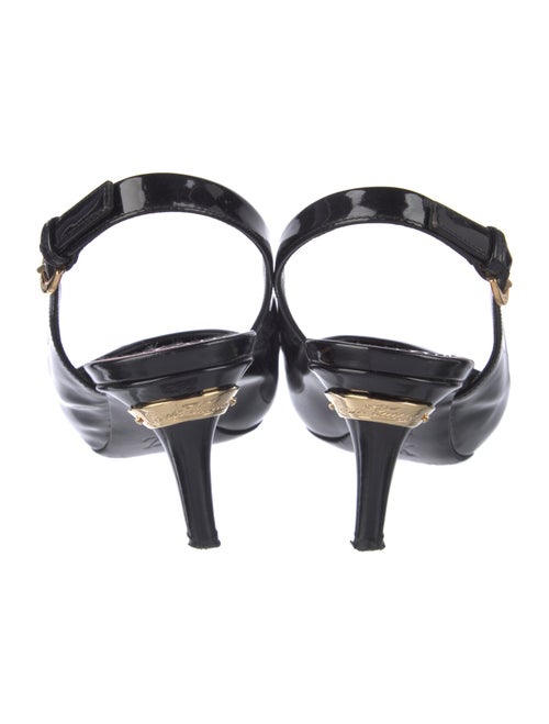 Louis Vuitton Patent Leather Slingback Pumps