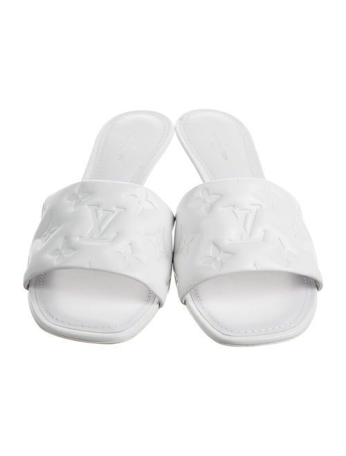 Louis Vuitton LV Monogram Leather Slides