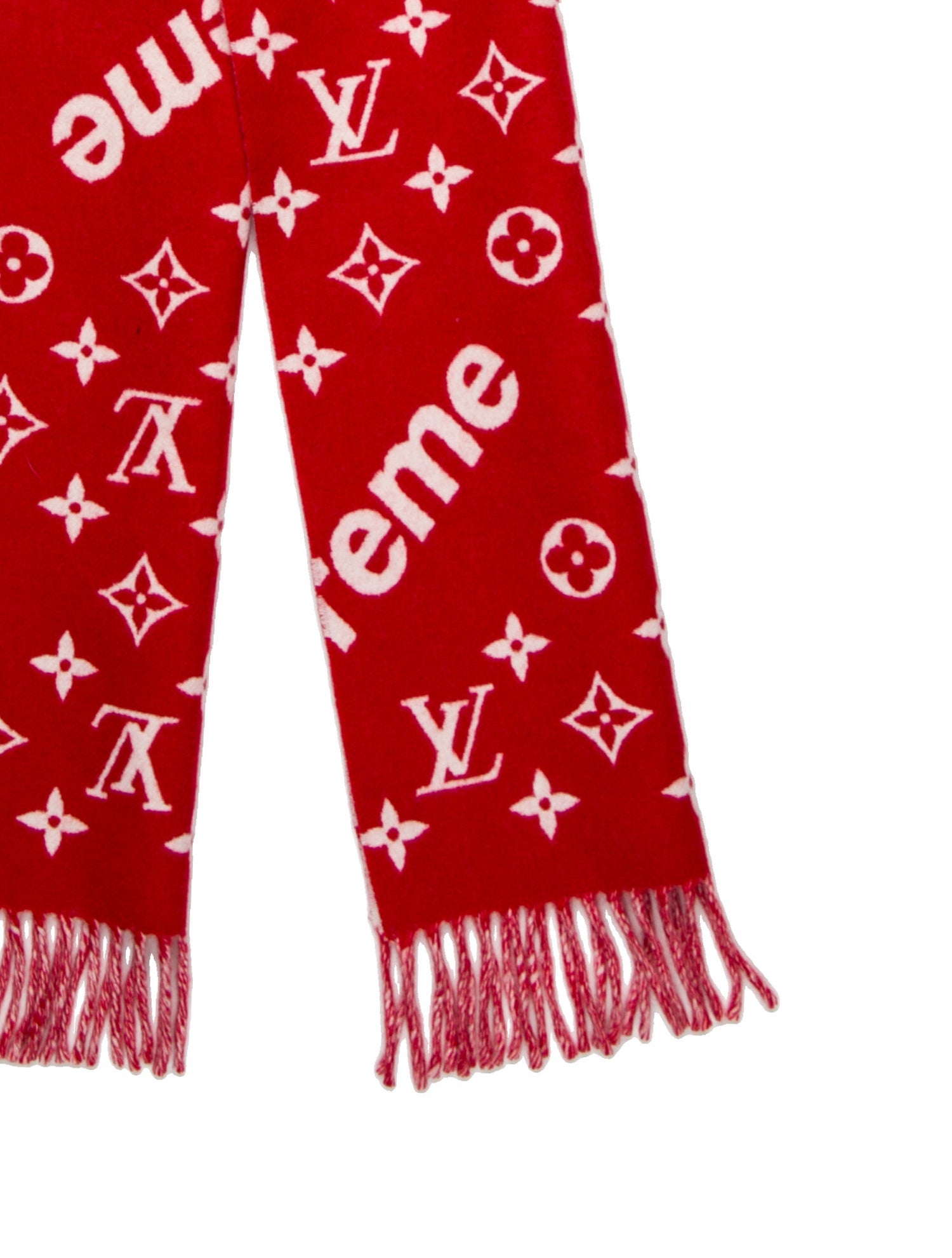 Louis Vuitton x Supreme Wool 2017 Scarf