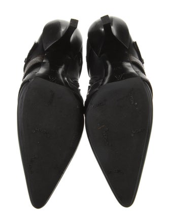 Louis Vuitton LV Monogram Leather Combat Boots