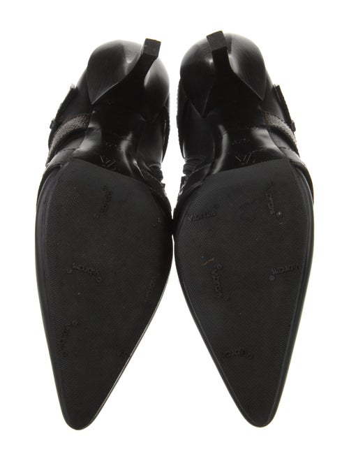 Louis Vuitton LV Monogram Leather Combat Boots