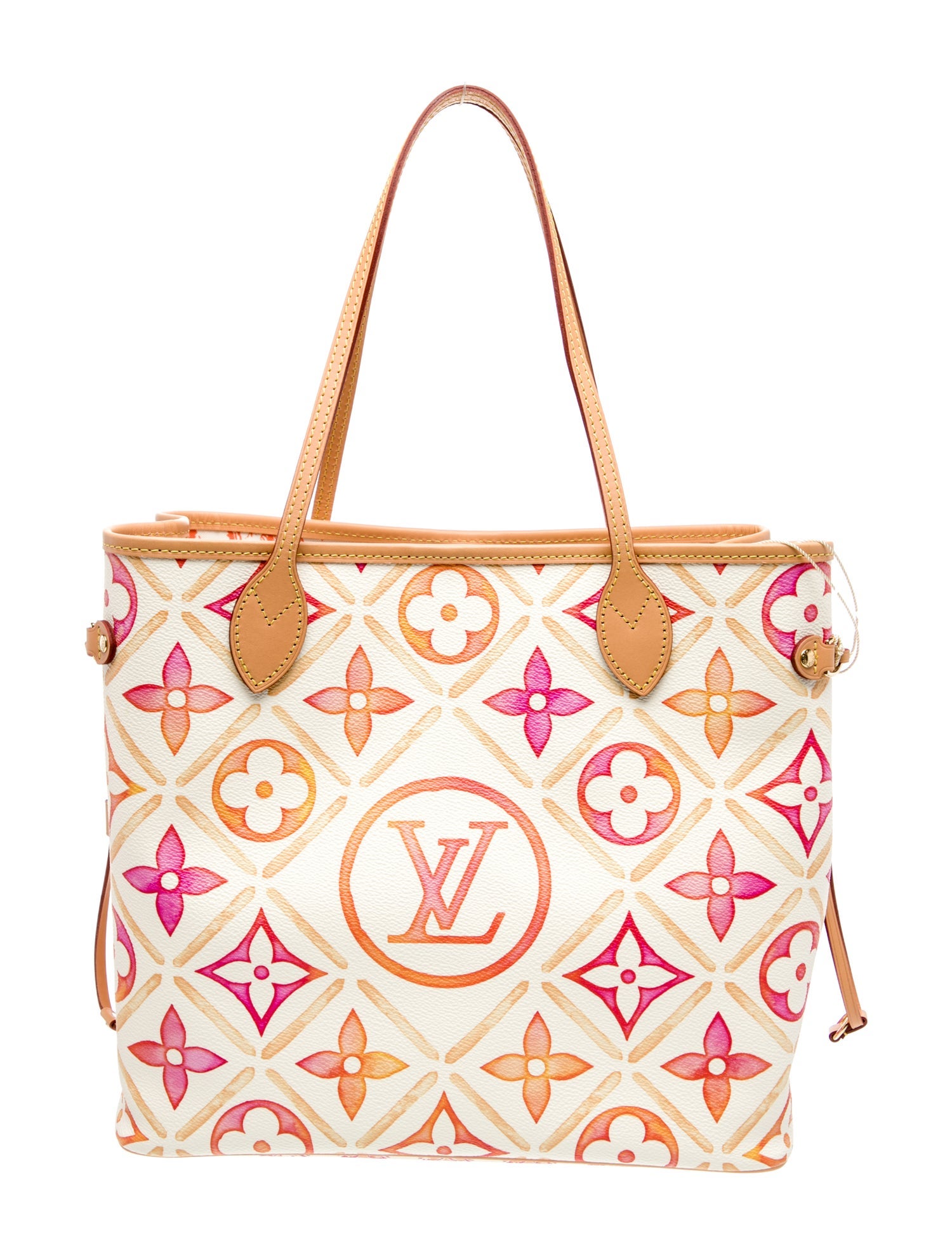 Louis Vuitton Monogram Tiles Neverfull w/Pouch MM w/ Tags