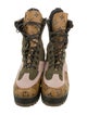 Louis Vuitton LV Monogram Suede Combat Boots