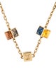Louis Vuitton Crystal Gamble Station Necklace