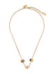 Louis Vuitton Crystal Gamble Station Necklace