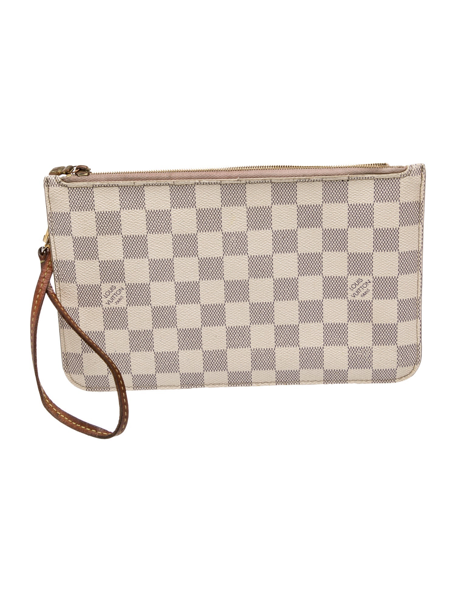 Louis Vuitton Damier Azur Neverfull Pouch Vintage