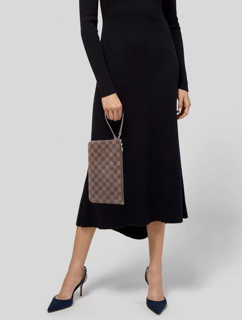 Louis Vuitton Damier Ebene Neverfull Pouch