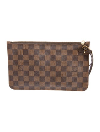 Louis Vuitton Damier Ebene Neverfull Pouch