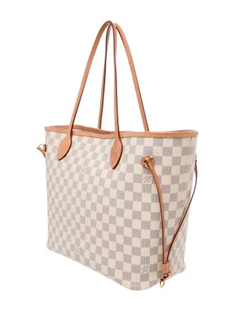 Louis Vuitton Damier Azur Neverfull w/Pouch MM