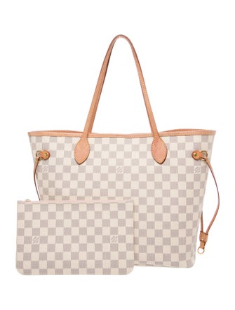 Louis Vuitton Damier Azur Neverfull w/Pouch MM