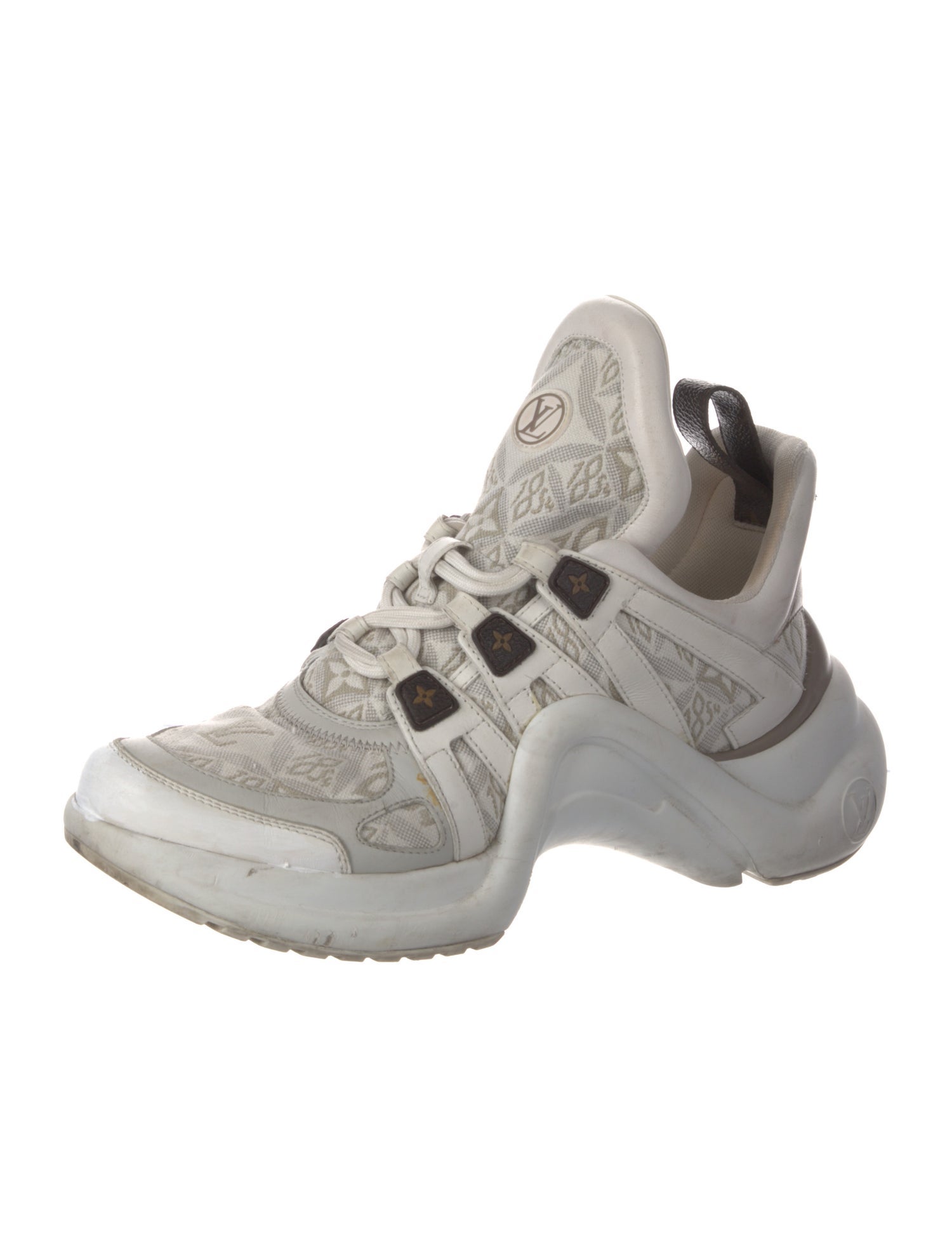 Louis Vuitton Canvas Chunky Sneakers
