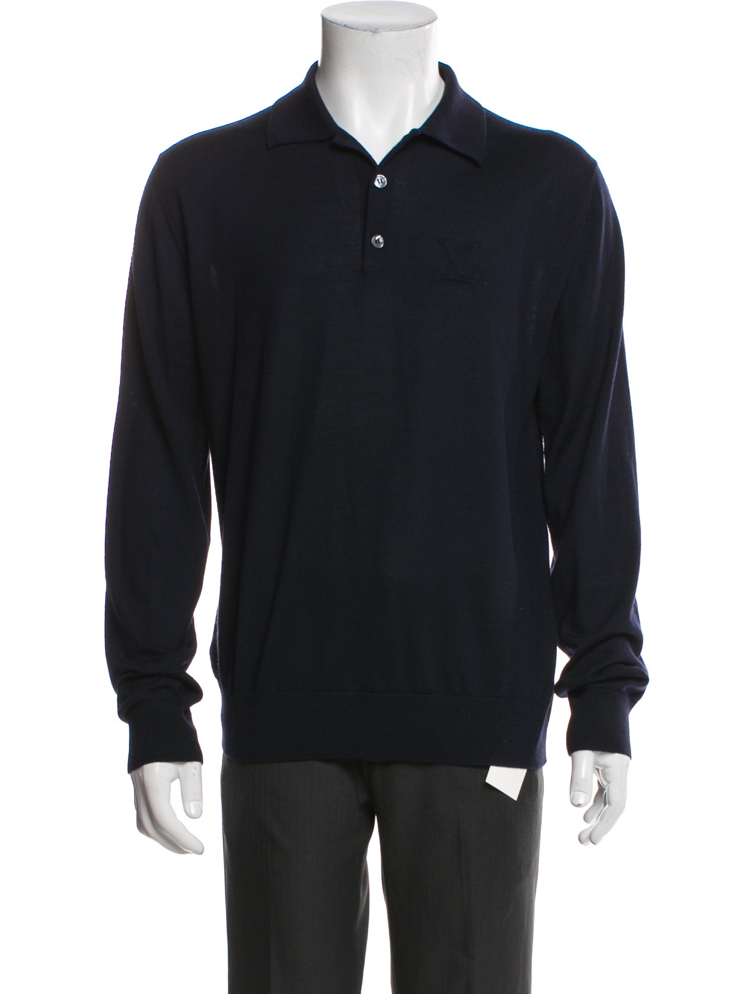 Louis Vuitton LV Monogram Collar Polo Sweater