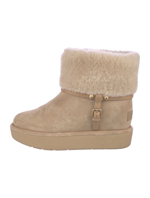 Louis Vuitton Suede Lace-Up Boots