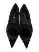 Louis Vuitton Velvet Pom-Pom Embellishments Loafers