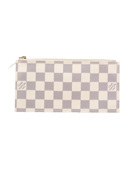 Louis Vuitton Damier Azur Pattern Coated Canvas Cosmetic Pouch