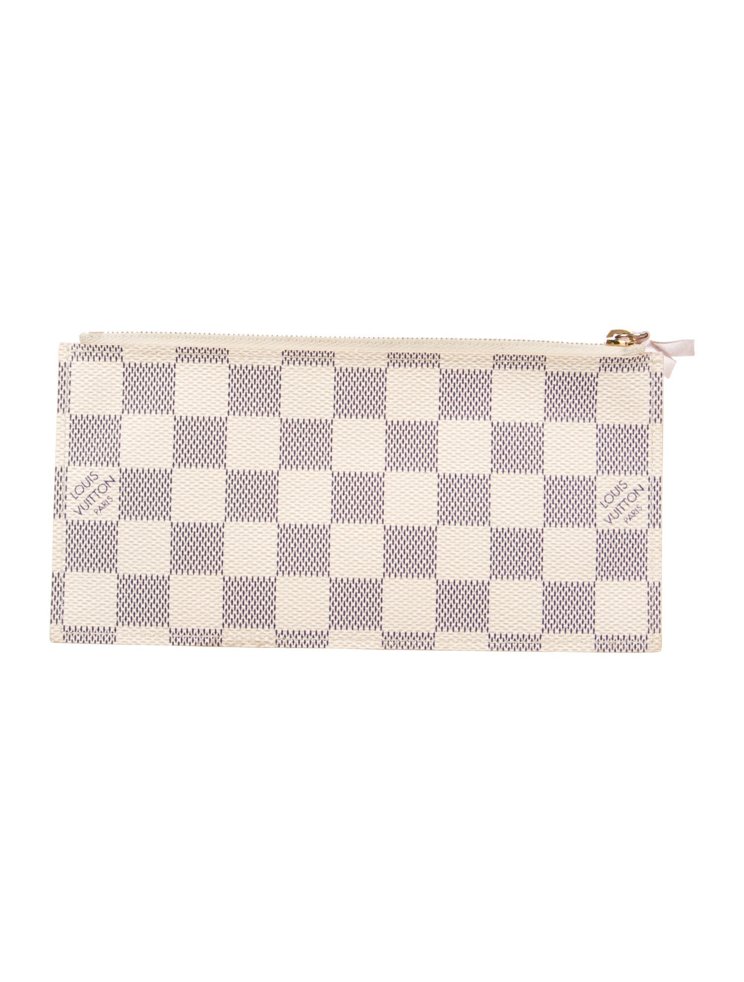 Louis Vuitton Damier Azur Pattern Coated Canvas Cosmetic Pouch