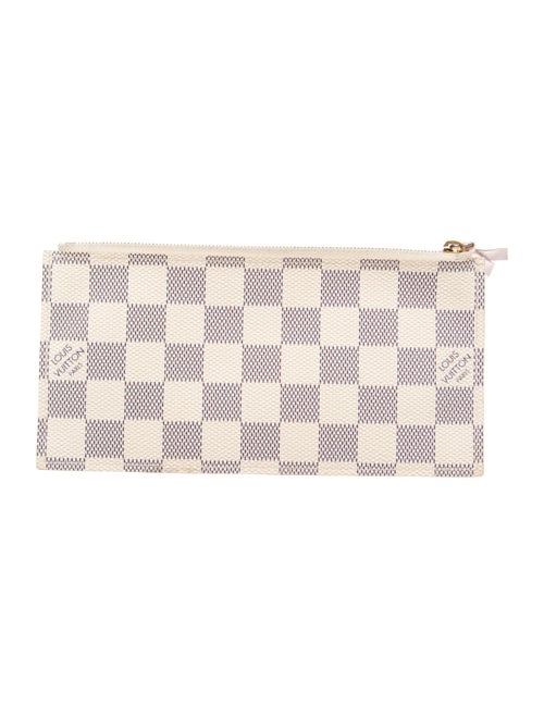 Louis Vuitton Damier Azur Pattern Coated Canvas Cosmetic Pouch