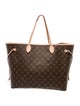 Louis Vuitton LV Monogram Neverfull w/Pouch GM