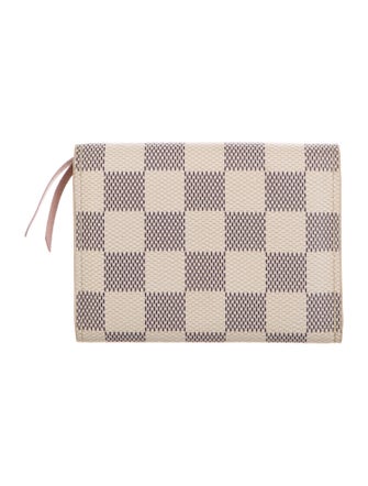 Louis Vuitton Damier Azur Pattern Coated Canvas Wallet
