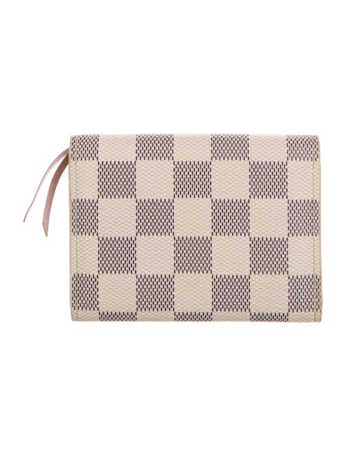 Louis Vuitton Damier Azur Pattern Coated Canvas Wallet