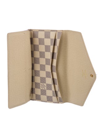 Louis Vuitton 2016 Damier Azur Pattern Josephine Wallet