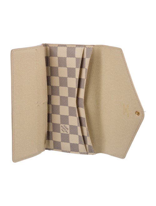 Louis Vuitton 2016 Damier Azur Pattern Josephine Wallet