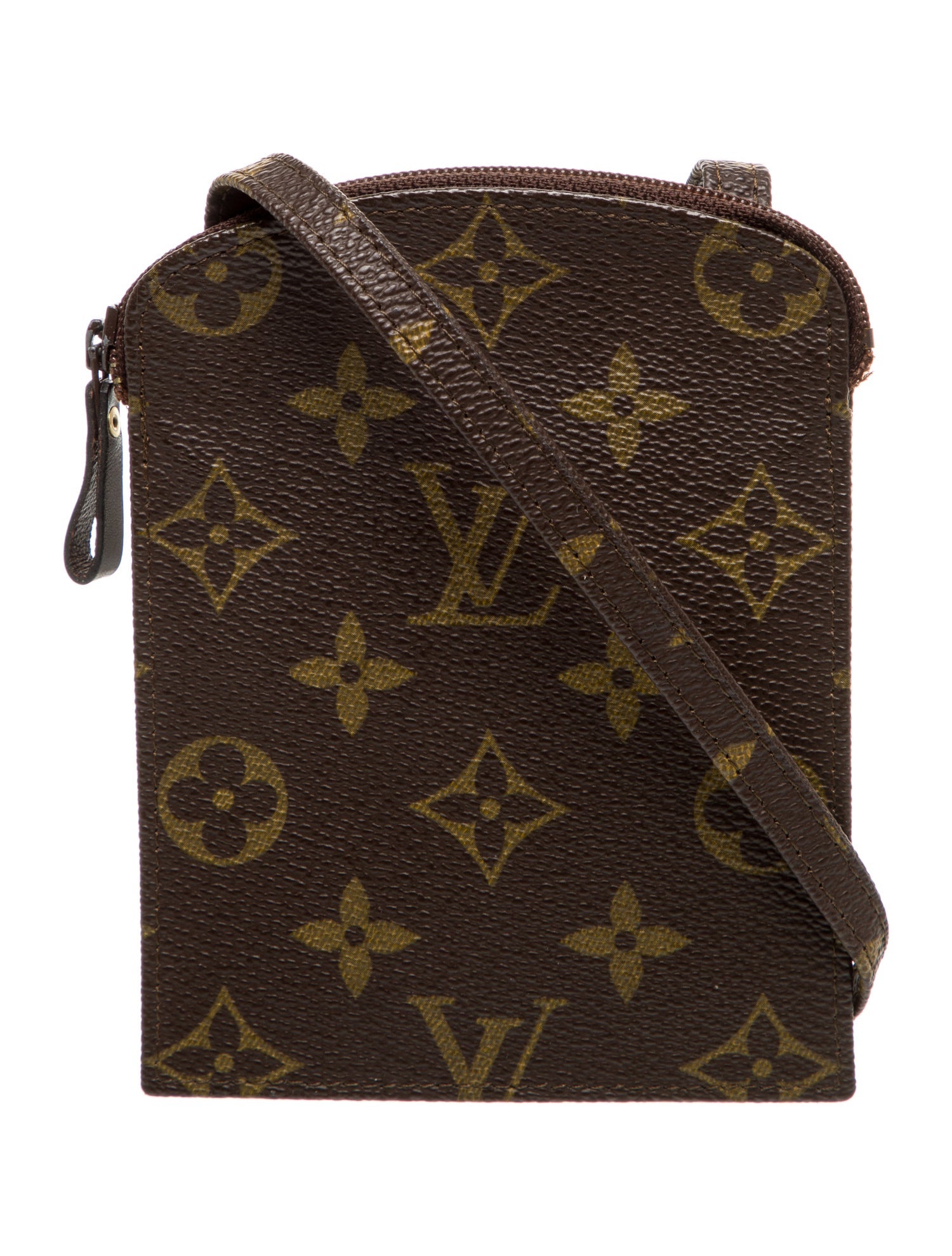 Louis Vuitton LV Monogram Pochette Secret Passport Holder Vintage