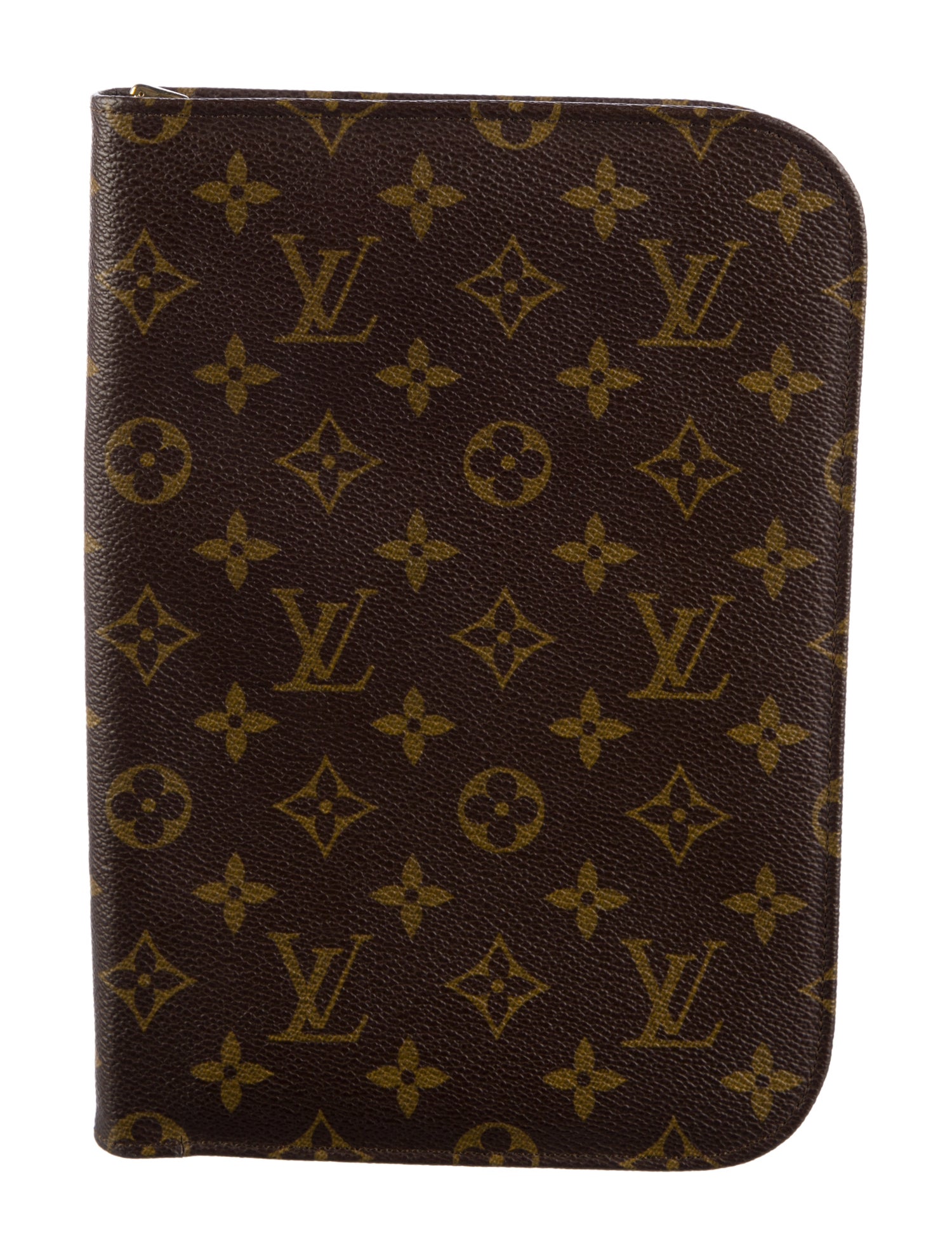 Louis Vuitton Monogram Zip Agenda Cover