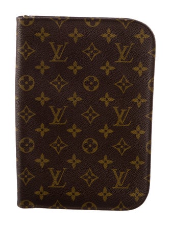 Louis Vuitton Monogram Zip Agenda Cover
