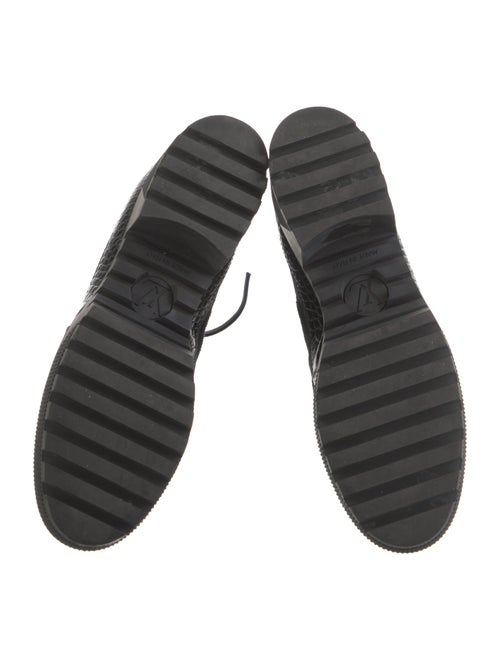 Louis Vuitton LV Monogram Suede Combat Boots