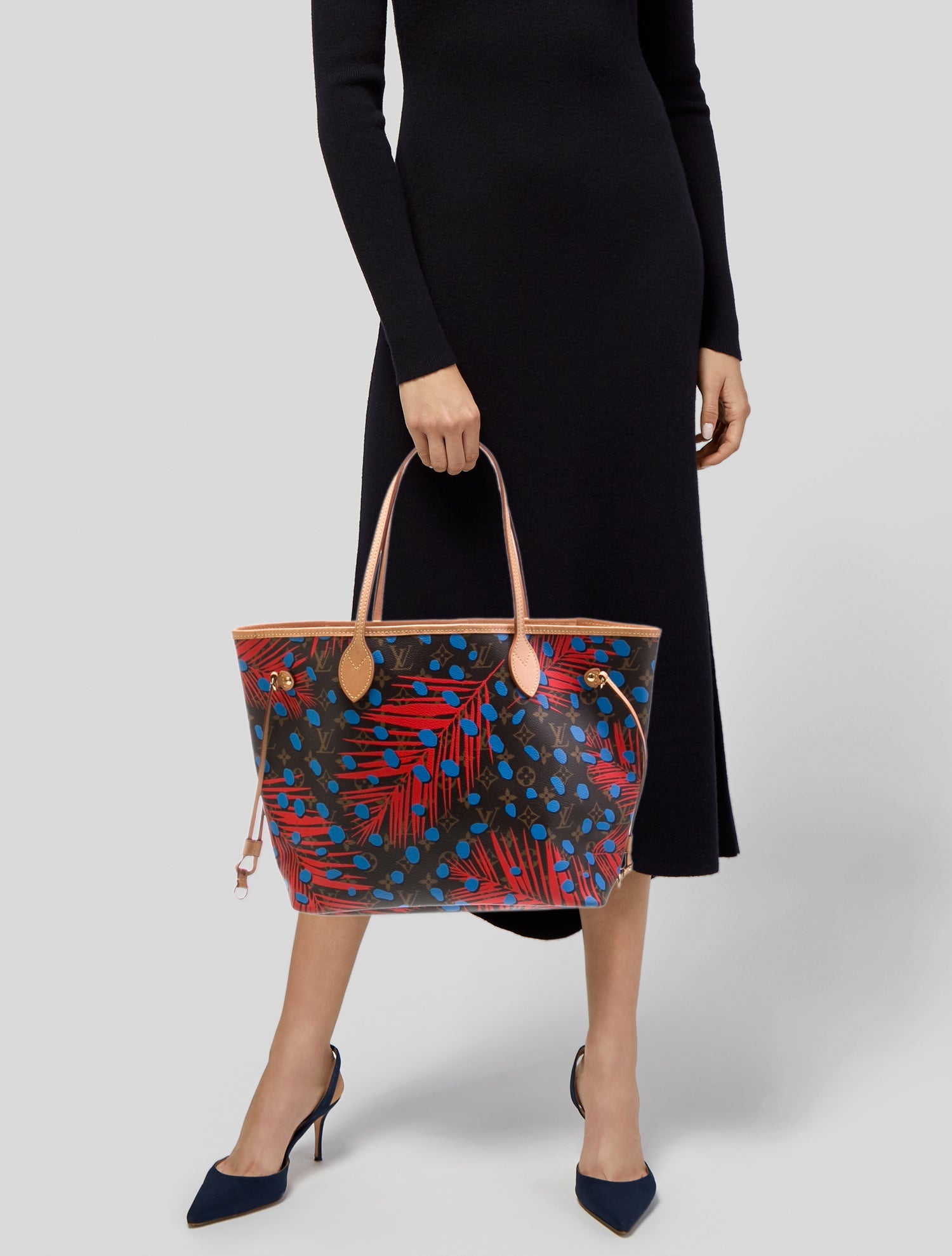 Louis Vuitton LV Monogram Neverfull w/Pouch MM