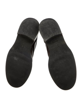 Louis Vuitton Monogram Pattern Combat Boots