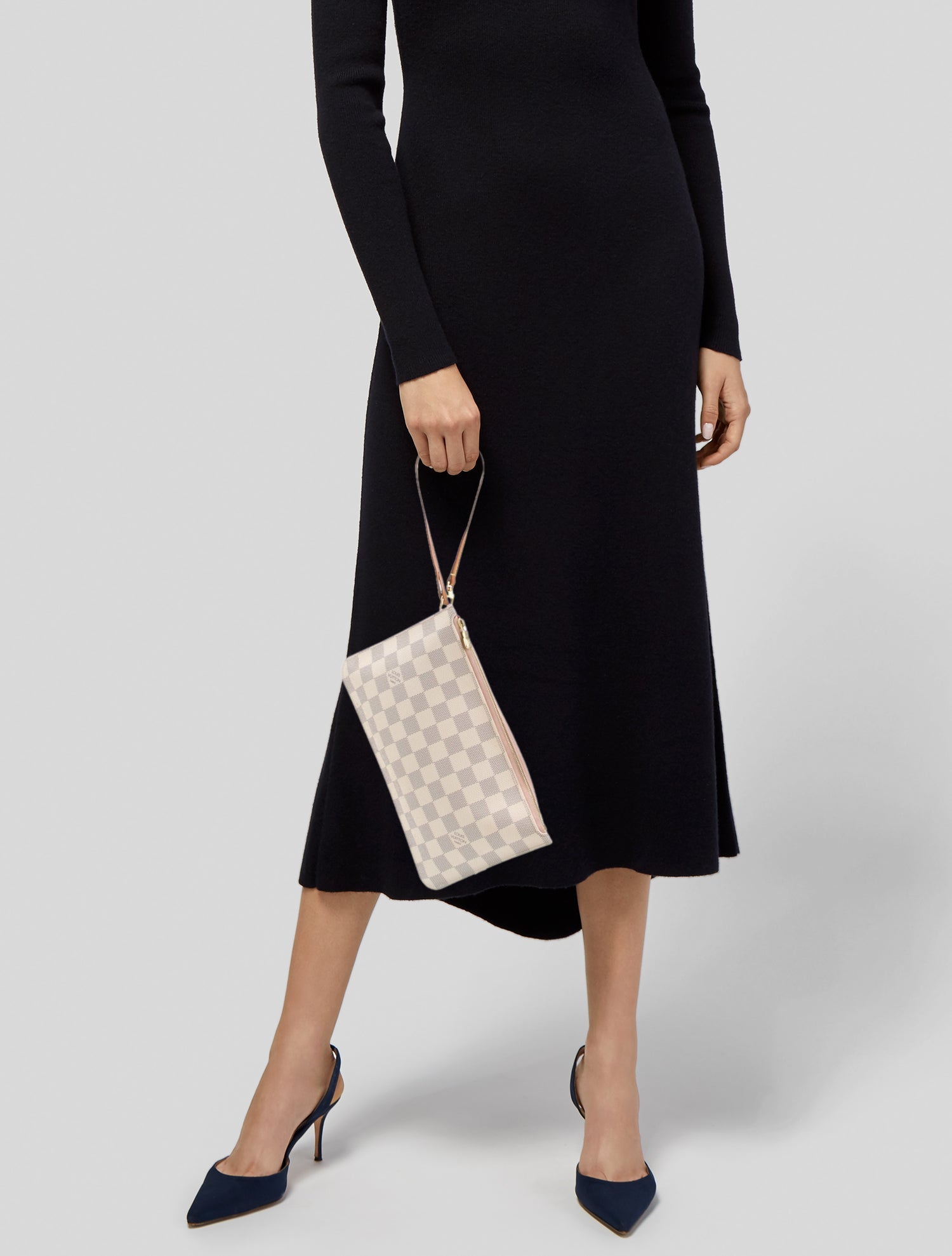 Louis Vuitton Damier Azur Neverfull Pouch