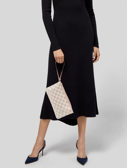 Louis Vuitton Damier Azur Neverfull Pouch