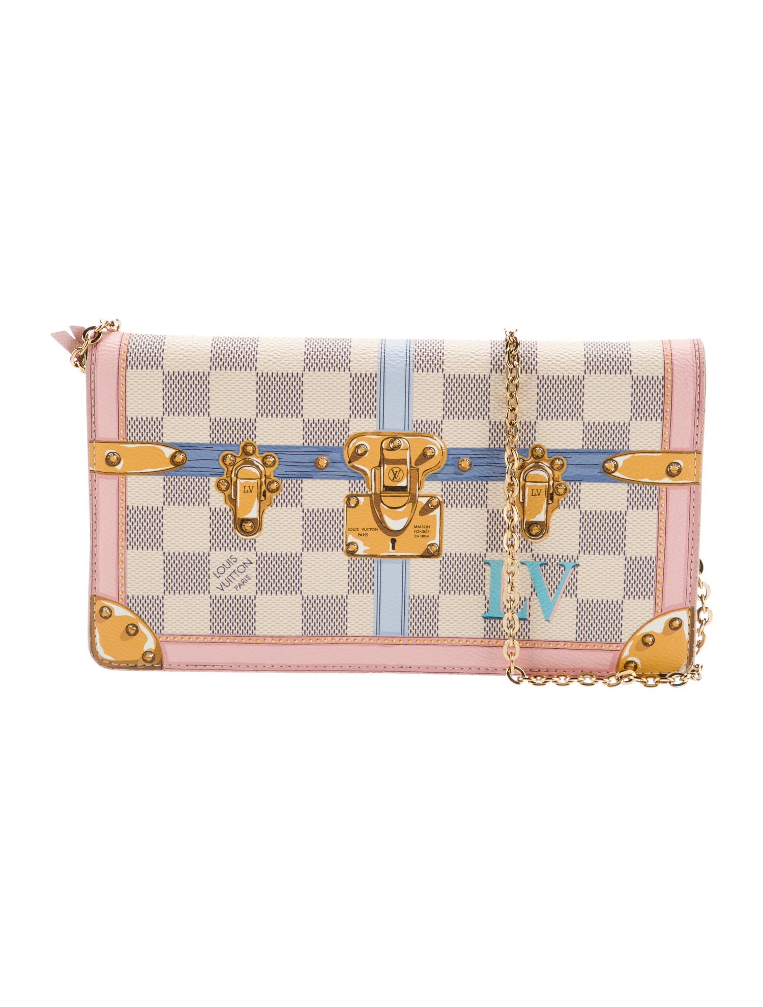 Louis Vuitton Damier Azur Pochette Weekend